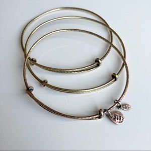Alex and Ani Set of 3 bracelets